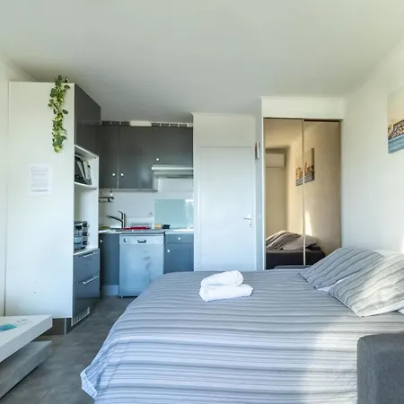 Climatise - Garage Prive - A Pied - Baie Des Anges